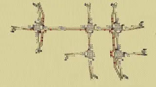 Minecart Recall Network -- Minecraft Redstone Showcase