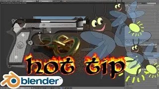 Blender Hot Tip: Remove Fireflies / Noise with Mixing via Darken