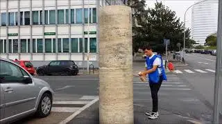 Uno dei simboli dell'EUR a Via dell'Arte