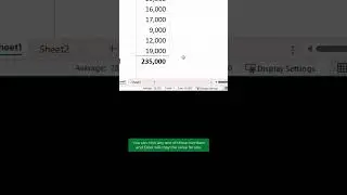 Excel status bar copy paste, add more functions