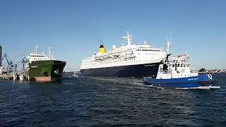 2 Paquebots en escale au Port de Commerce de Lorient - Septembre 2019.