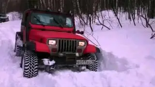 нива и jeep. Поезка на Старик Камень 23 февраля