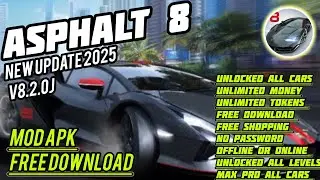 Asphalt 8 mod apk unlimited money | Full Max Pro Cars | 397 Vehicle New Update 😱 | Free Download
