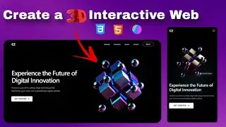 Build a Stunning 3D Website with HTML, CSS & Spline — Step-by-Step Tutorial
