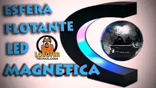 C Shape Magnetic Levitation Floating Globe World español