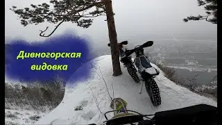 На мотоцикле по лыжным тропам. Эндуро зимой на GR7 2t, HUSQVARNA TE300, YAMAHA WR450