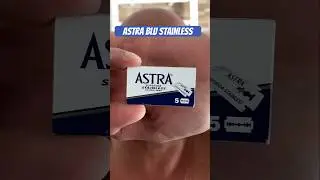 Astra Blu 💙 #blade #review #barber #shaving #rasaturatradizionale #wetshavingcommunity #barbershop