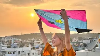 Russian kudi celebtrates Sankranti in India🇮🇳