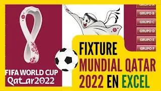 Fixture Copa Mundial FIFA QATAR 2022⚽en Excel✅