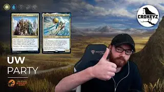 Blue White Party Deck | Standard Deck | CROKEYZ MTG Arena