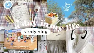 [STUDY VLOG] studying, note-taking, gaming, mini birthday celebration, shopping, and more 🧁🍰🎂
