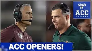 ACC Openers REVEALED for 2025 football season | Who's starting 0-1??