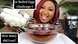 24 BOILED EGGS CHALLENGE + BLOVES SMACKALICIOUS SAUCE