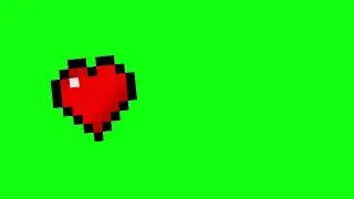 Heart Transition Animation With Green Screen BG