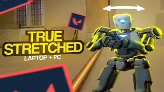 Valorant True Stretched RES Tutorial After UE5 Update (Laptop + pc )