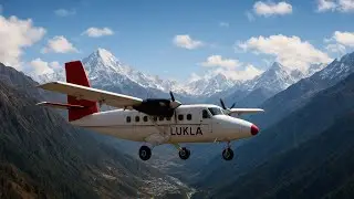 Flying from Lukla Airport in Nepal,Most dangerous airport in the world