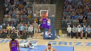 NBA 2K21 Vince Carter Poster Reaction