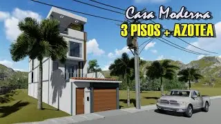 CASA en TERRENO de 5x25mts - Casa Moderna y Económica