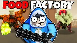 Roblox Bake or Die's NEW FOOD FACTORY is HERE! (MINIGUN!)
