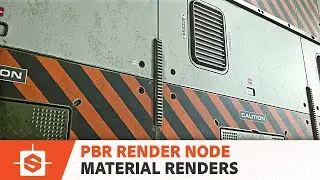 Material Renders with PBR Render Node in Substance Designer | Adobe Substance 3D