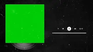 cd player green screen || green screen de disco girando
