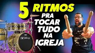 5 Ritmos para Tocar Tudo na igreja 🔥🔥🔥