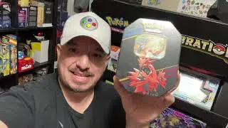 Pokémon TCG Crown Zenith tin Galarian Zapdos | unboxing