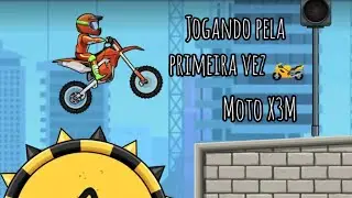 Pilotei uma moto 🏍️ no jogo Moto X3M