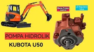 Cara menyetel pompa Excavator kubota U50