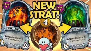 NEW TRINKET: +100/+100 To All Shop! | Hearthstone Battlegrounds
