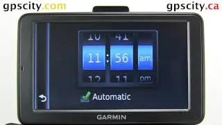 System Settings on the Garmin Dezl 560 Trucking GPS with GPS City