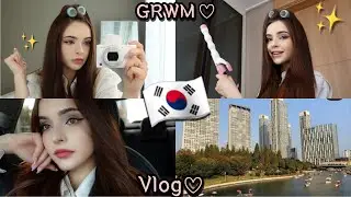 GRWM+VLOG:A day in my life in Korea, Incheon city, Shopping, Restaurant //외국인모델의 서울일상 인천에서 놀기 l 식당