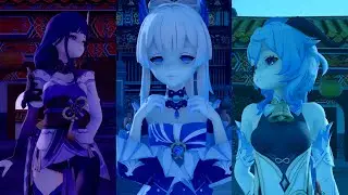 [Genshin Impact MMD] KDA More ( Raiden,Kokomi,Ganyu )