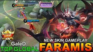 Infernal Magister Faramis New MYTH2023 Skin MVP Gameplay!! - Top Global Faramis by GaleD - MLBB.