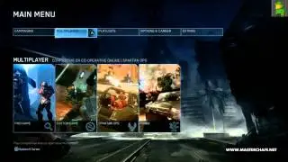 Main Menu Walkthrough!! Halo: The Master Chief Collection @ RTX 2014