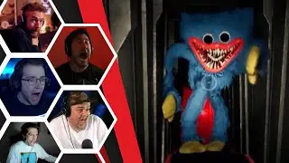 More Let's Players Reaction To The Jumpscare in the first chapter of Poppy Playtime