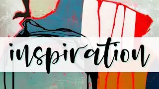 Creating New Artwork Inspired by Existing Artwork #arttutorial #bebrave #intuitiveart #abstractart