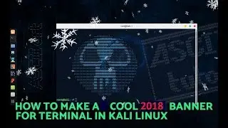 how to create a banner logo in kali linux terminal
