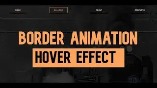 Border Animation Hover Effect  | Using HTML & CSS || WEB BURNER