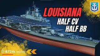 The Unstoppable LOUISIANA:  Dominate the Battles with Battleship Louisiana World of Warships #gaming