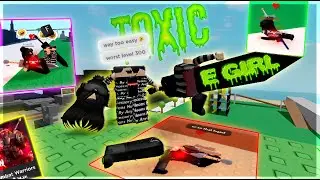 DESTROYING the most TOXIC E-GIRL in Combat Warriors | Roblox
