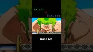Zoro Vs Samurai #shorts #zoro #onepiece #badassanime #wanoarc