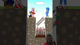 The coolest Sonic cartoon I've ever seen  #animation #reaction #fyp #shorts