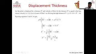 ME 404 Fm Unit 5 Lecture 2 Boundary Layer Thickness