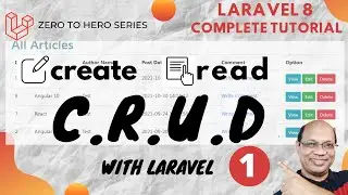 Laravel Crud Database operation. Insert Record and Reading Records from Database in simplest steps.
