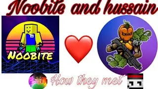 how noobite and Hussain met|Pixel Gun 3D