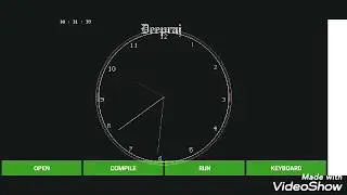 Clock using graphics || c c++ programing|| coding
