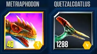 METRIAPHODON VS QUETZALCOATLUS DINO BUCKS PACK | JURASSIC WORLD THE GAME