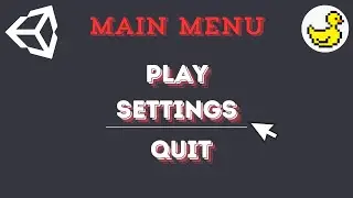 How to Create a Simple Main Menu in Unity Engine | Beginner Tutorial