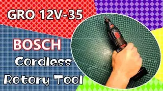 博世锂电打磨机开箱+自制保护罩GRO 12V-35 Unboxing